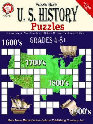 cover image of U.S. History Puzzles, Grades 4--8